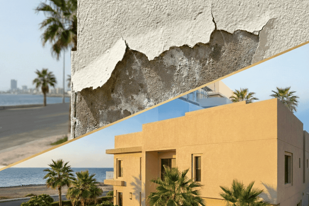 لماذا تتقشر دهانات الواجهات في أحياء جدة الساحلية وكيف نعالجها؟