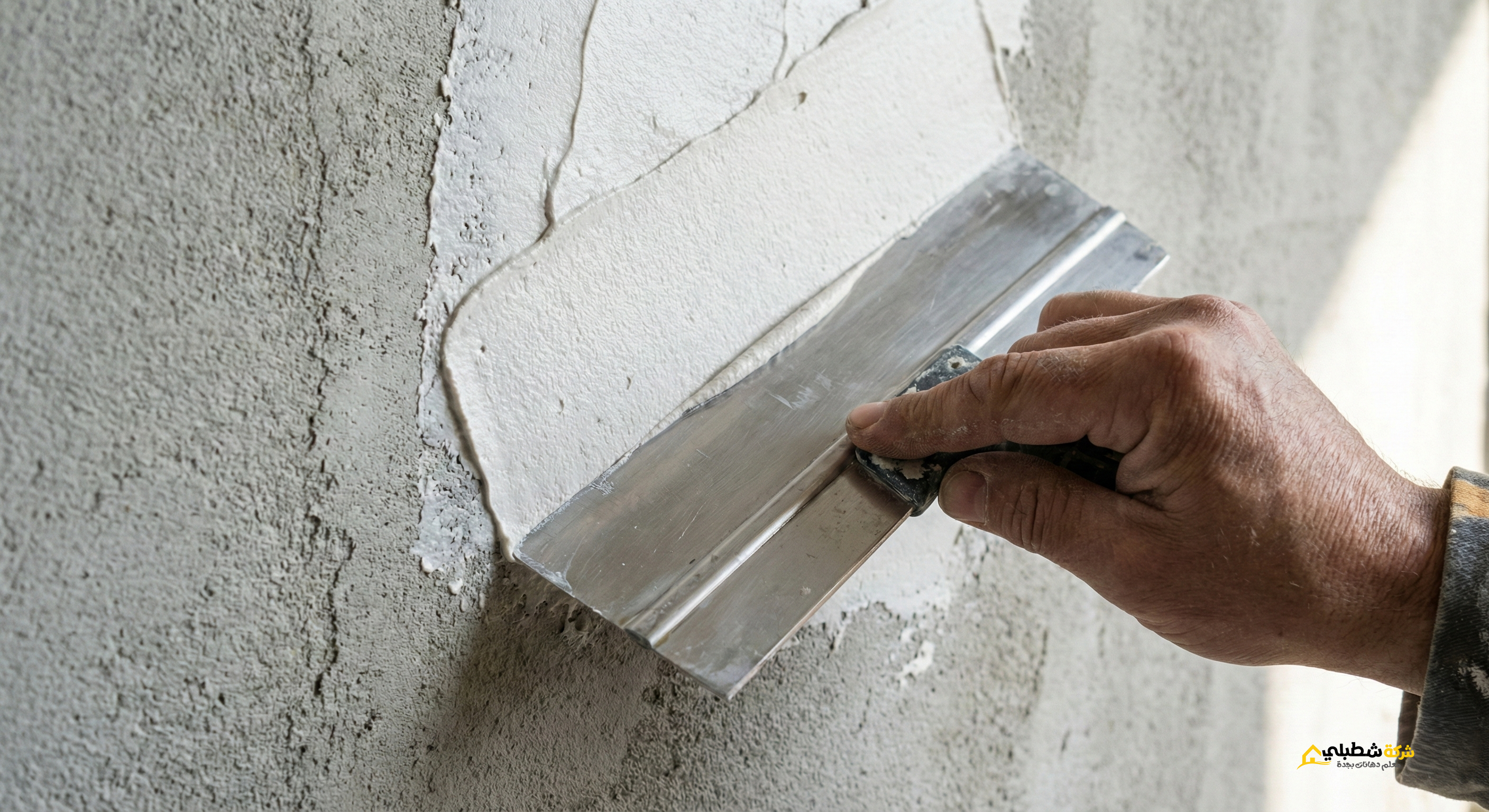 خطوات تأسيس الحوائط وسحب المعجون باحترافية - شركة شطبلي.