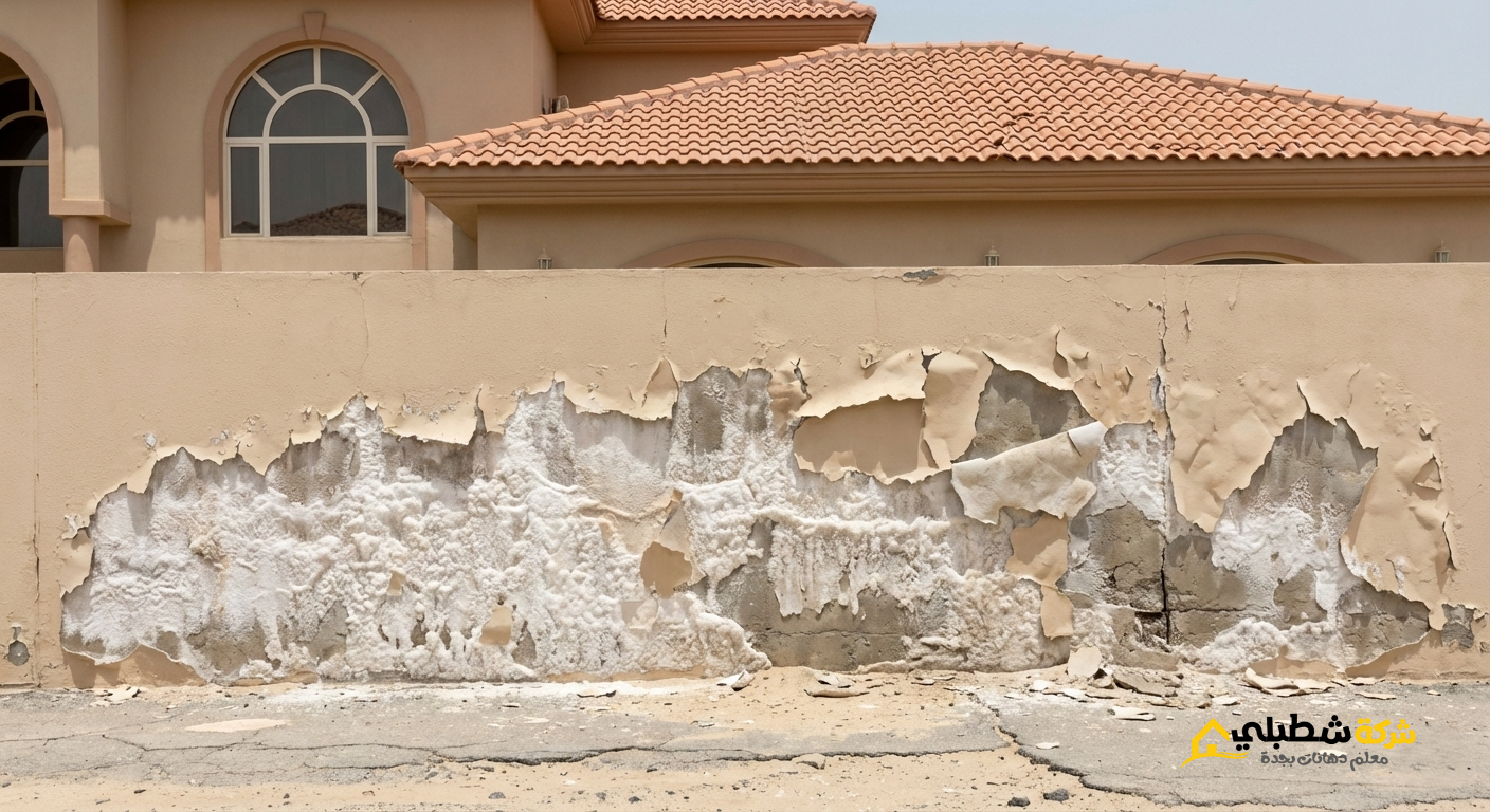 صوره مبني يعاني من تقشير الجدران