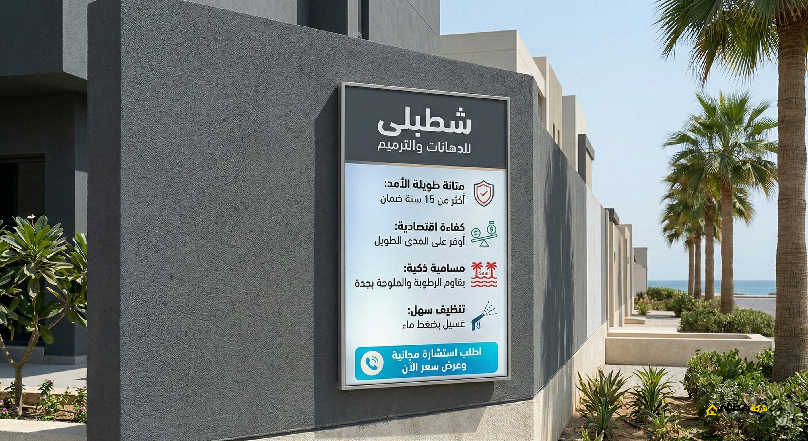 ضمان واجهات الجرافيت وخدمات شركة شطبلي في جدة