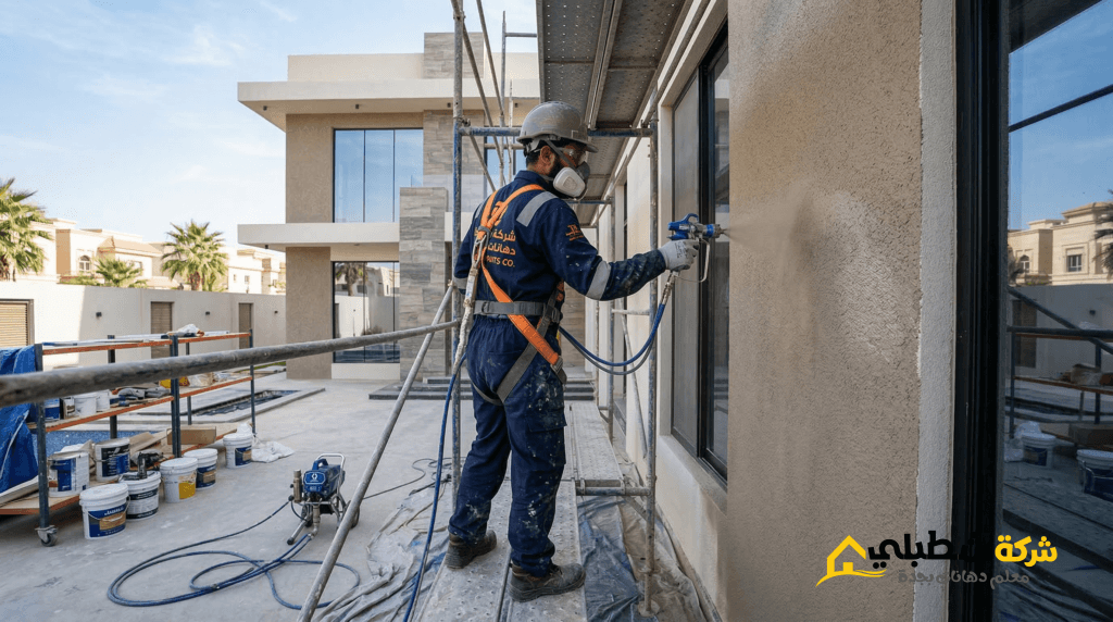 سعر رش الجرافيت الخارجي في جدة وتنفيذ رشات الجرافيت للواجهات