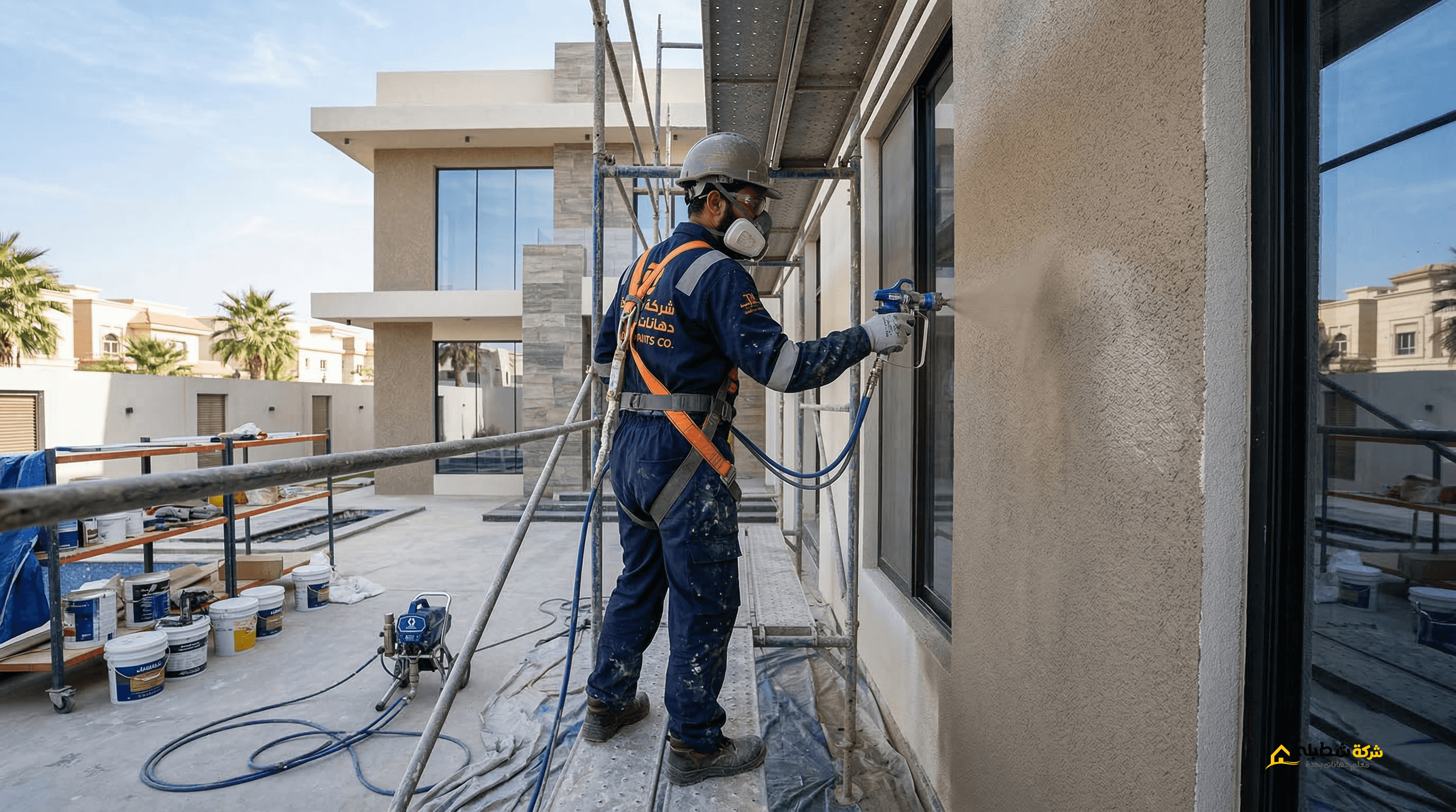 سعر رش الجرافيت الخارجي بجدة وتنفيذ رشات الجرافيت للواجهات 
