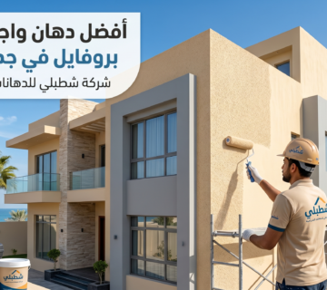 أفضل دهان واجهات فلل بروفايل بجدة شركة شطبلي