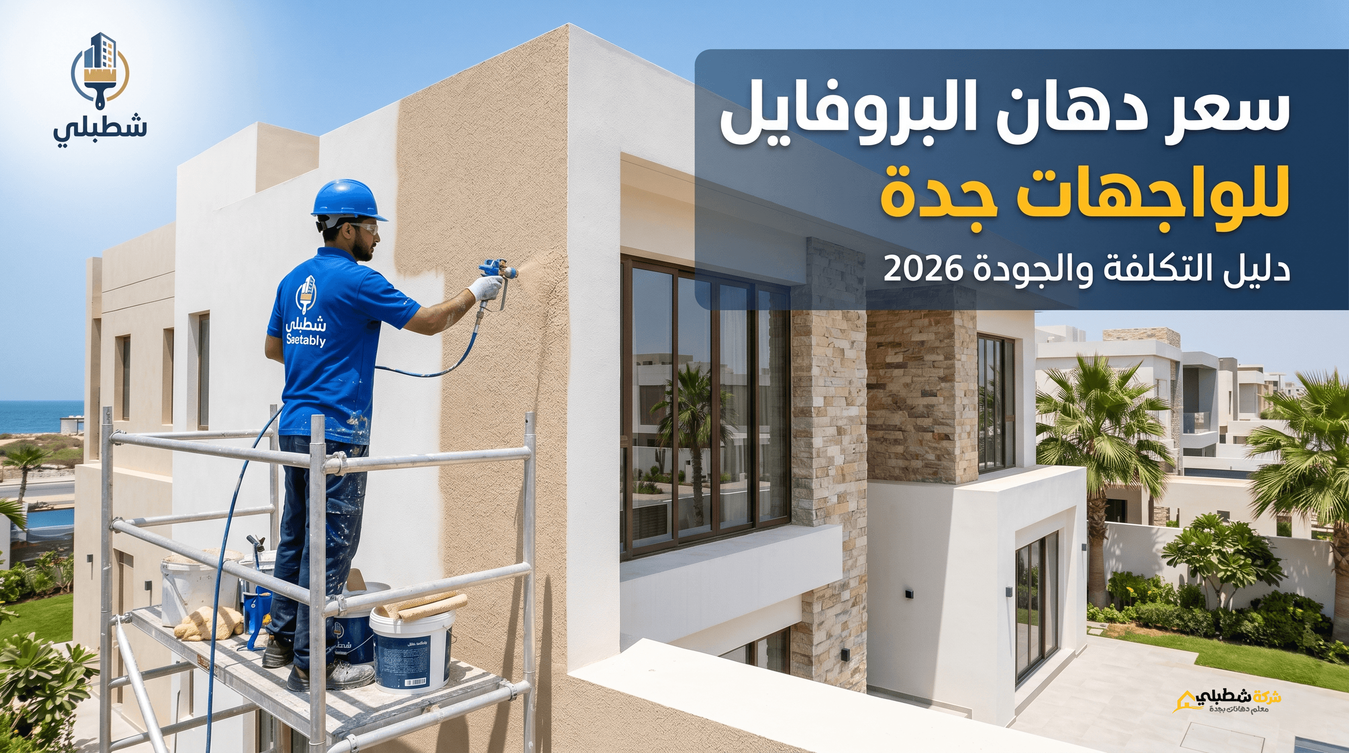 سعر دهان البروفايل للواجهات جدة - شركة شطبلي