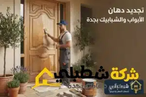 تجديد دهان الأبواب والشبابيك