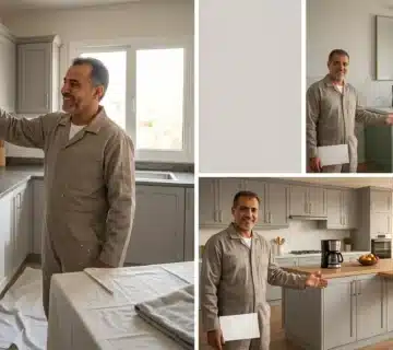 معلم دهان مطابخ وحمامات بجدة